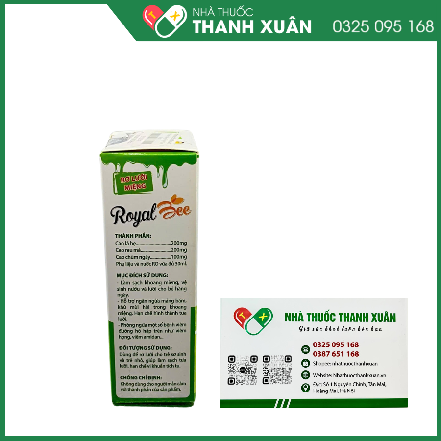 Rơ lưỡi miệng Royal Bee